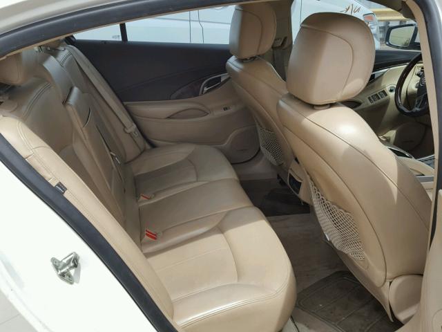 1G4GC5GG3AF244175 - 2010 BUICK LACROSSE C WHITE photo 6