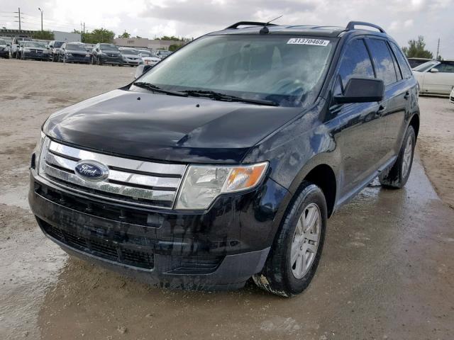 2FMDK36CX8BB07254 - 2008 FORD EDGE SE BLACK photo 2