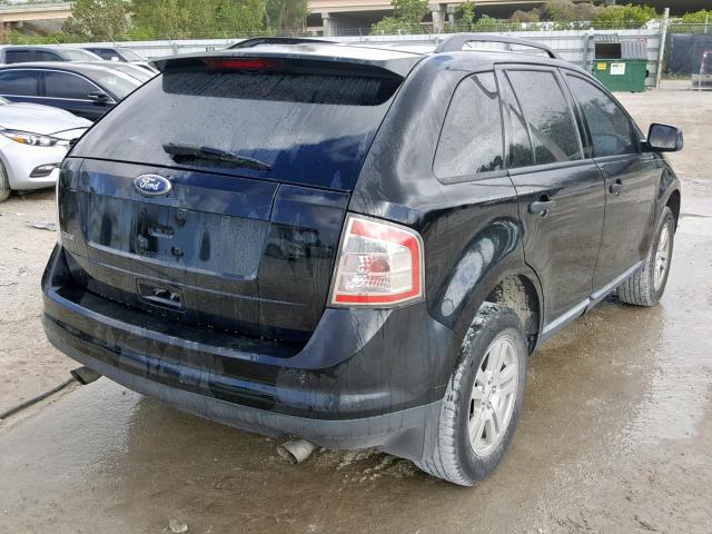 2FMDK36CX8BB07254 - 2008 FORD EDGE SE BLACK photo 4