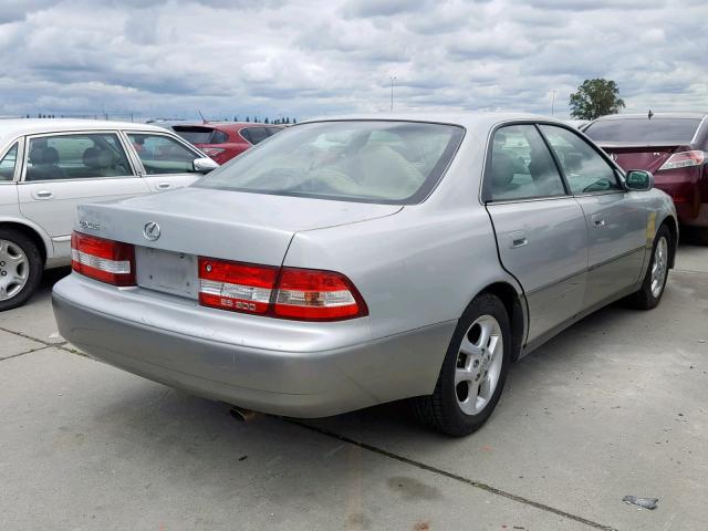 JT8BF28G6Y5077117 - 2000 LEXUS ES 300 GRAY photo 4