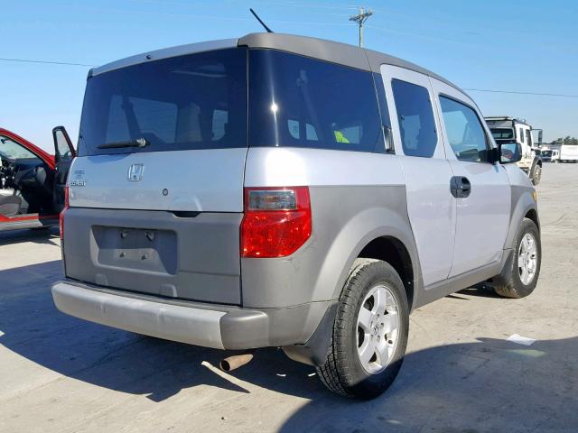 5J6YH28593L050819 - 2003 HONDA ELEMENT EX SILVER photo 4