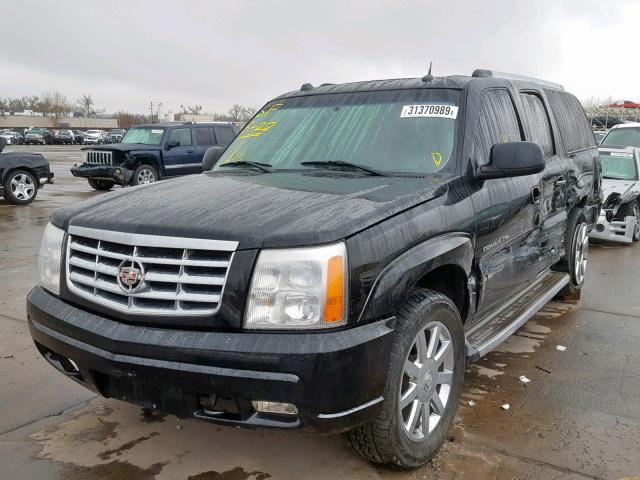 3GYFK66N55G257873 - 2005 CADILLAC ESCALADE E BLACK photo 2