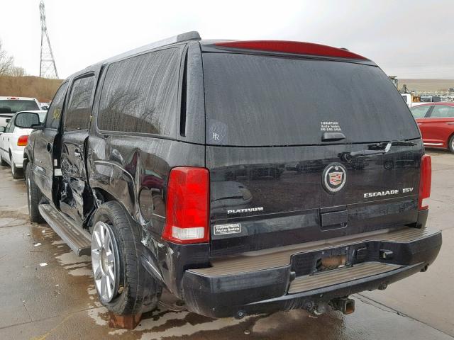 3GYFK66N55G257873 - 2005 CADILLAC ESCALADE E BLACK photo 3