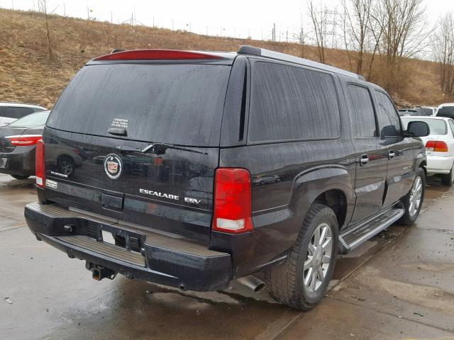 3GYFK66N55G257873 - 2005 CADILLAC ESCALADE E BLACK photo 4