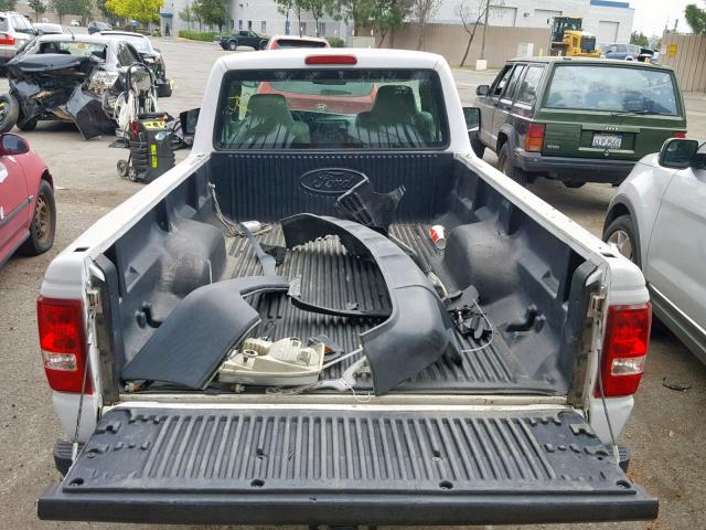 1FTYR10U16PA35244 - 2006 FORD RANGER WHITE photo 6