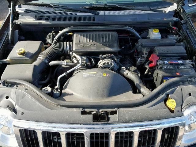 1J4HS58N26C215343 - 2006 JEEP GRAND CHER BLACK photo 7