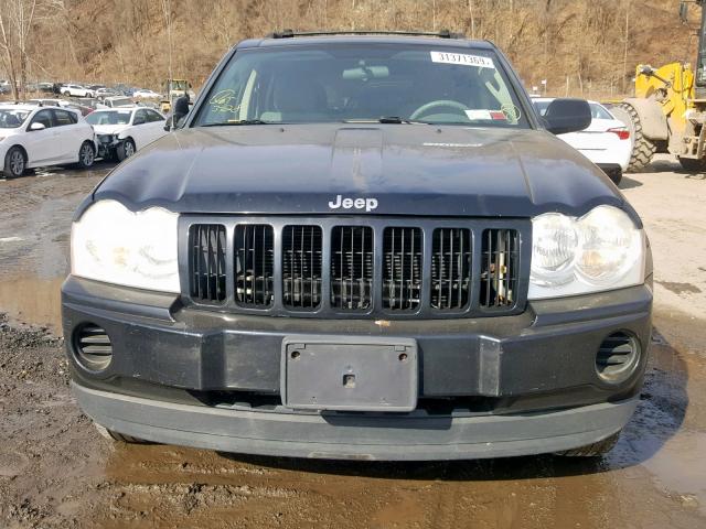 1J4GR48K26C107568 - 2006 JEEP GRAND CHER BLACK photo 9