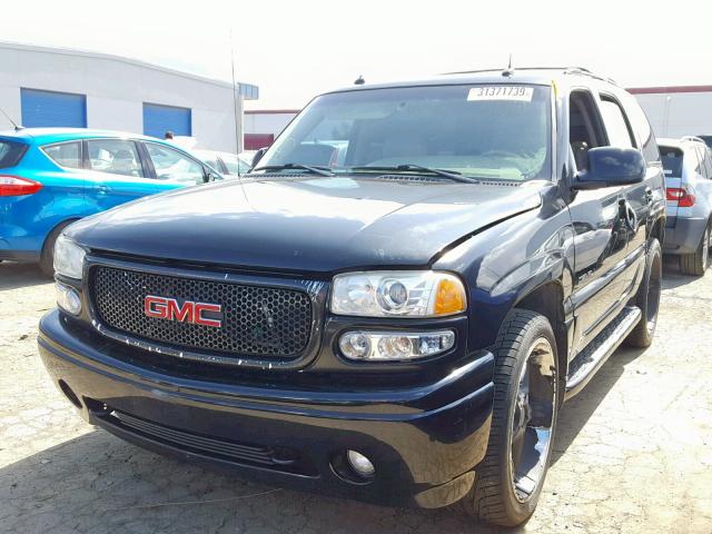 1GKEK63U63J289471 - 2003 GMC YUKON DENA BLACK photo 2