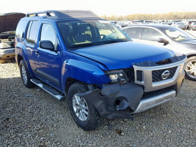 5N1AN0NU0EN806816 - 2014 NISSAN XTERRA X BLUE photo 1