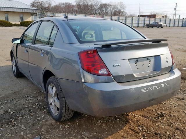 1G8AL55B27Z134396 - 2007 SATURN ION LEVEL GRAY photo 3