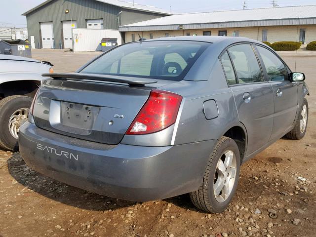 1G8AL55B27Z134396 - 2007 SATURN ION LEVEL GRAY photo 4