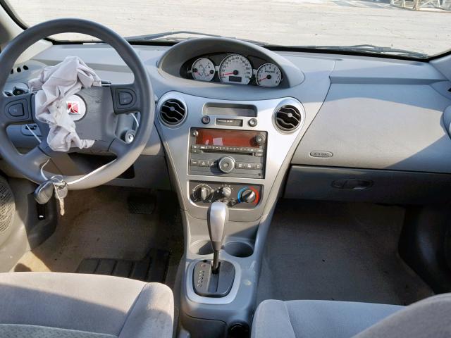 1G8AL55B27Z134396 - 2007 SATURN ION LEVEL GRAY photo 9