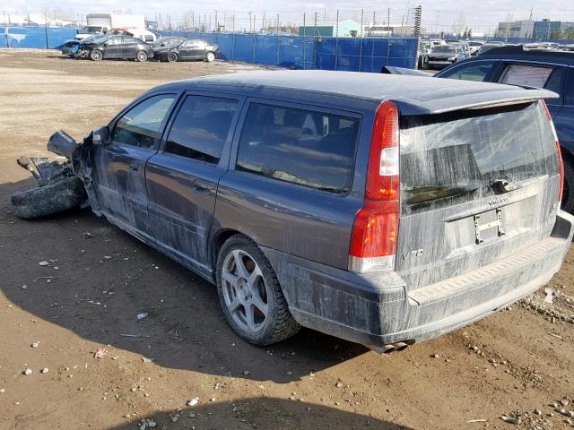 YV1SJ527772623900 - 2007 VOLVO V70 R GRAY photo 3