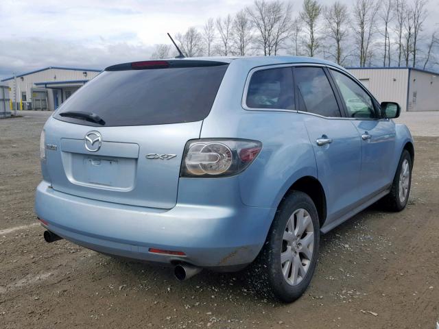 JM3ER29L670133061 - 2007 MAZDA CX-7 BLUE photo 4