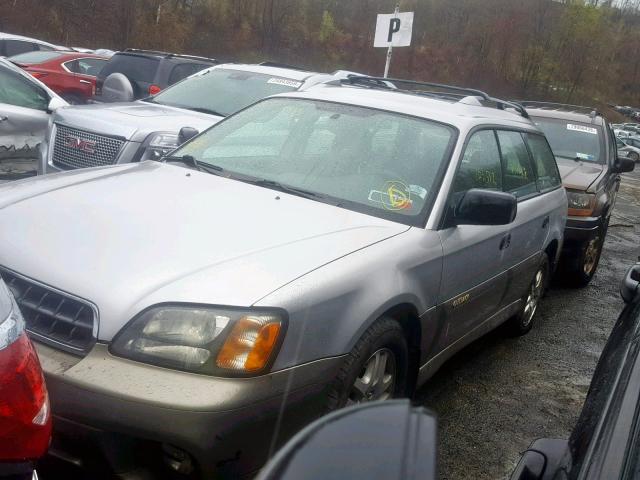 4S3BH675037633454 - 2003 SUBARU LEGACY OUT GRAY photo 2