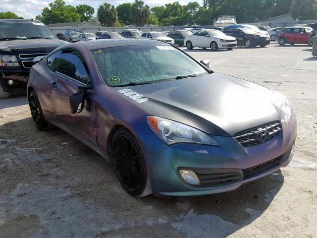 KMHHU6KH2AU022245 - 2010 HYUNDAI GENESIS CO BLUE photo 1