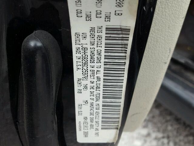 1J8HH58296C259701 - 2006 JEEP COMMANDER BLACK photo 10