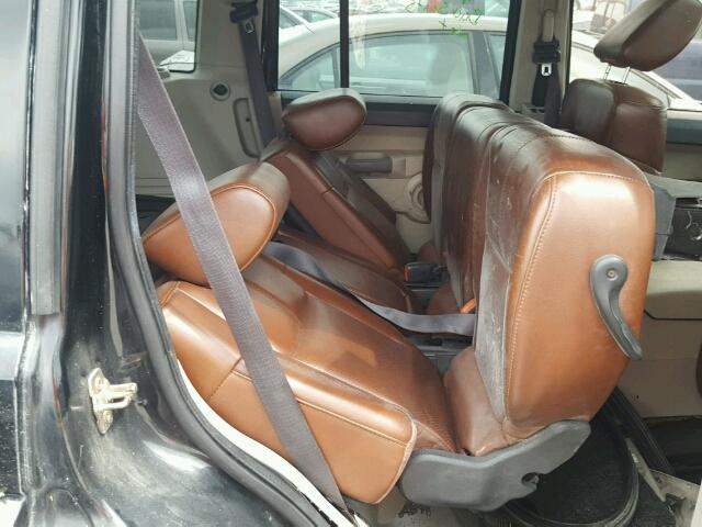 1J8HH58296C259701 - 2006 JEEP COMMANDER BLACK photo 6