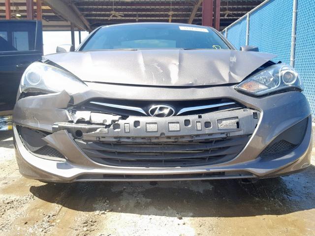 KMHHT6KD9DU099389 - 2013 HYUNDAI GENESIS CO CHARCOAL photo 9