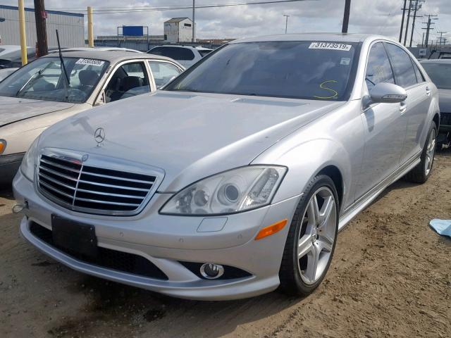 WDDNG71X89A243459 - 2009 MERCEDES-BENZ S 550 SILVER photo 2