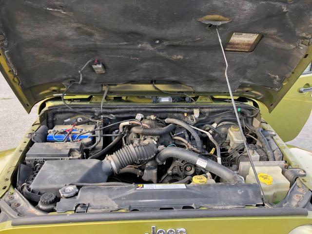 1J4FA54137L117663 - 2007 JEEP WRANGLER S 绿色 照片 8