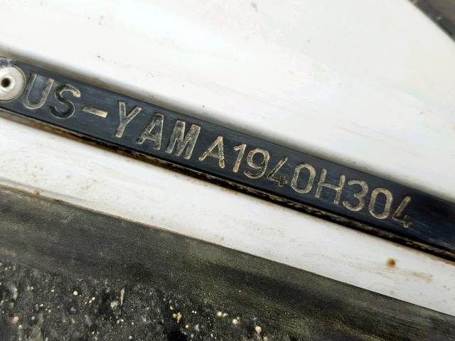 YAMA1940H304 - 2004 YAMAHA FX140 RED photo 10