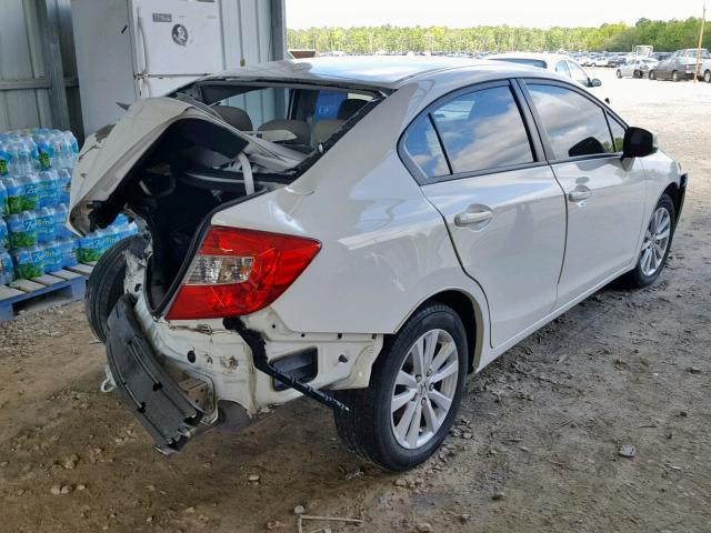 2HGFB2F92CH513905 - 2012 HONDA CIVIC EXL WHITE photo 4