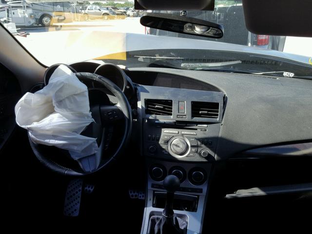 JM1BL1H33A1247285 - 2010 MAZDA SPEED 3 GRAY photo 9