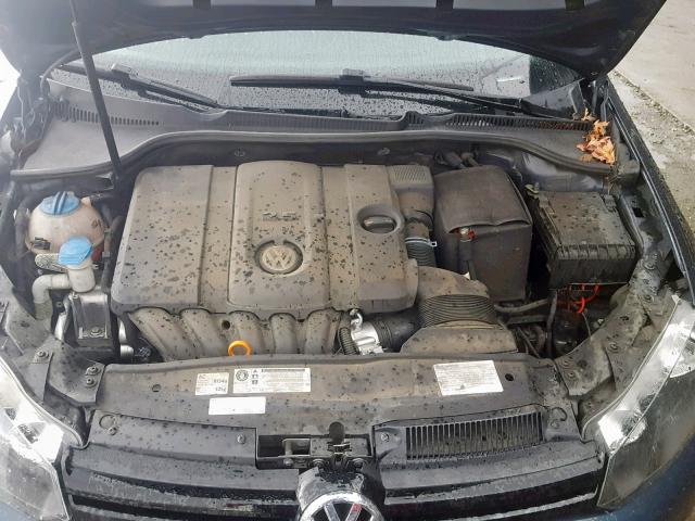 WVWDB7AJ4DW071717 - 2013 VOLKSWAGEN GOLF 蓝色 照片 7