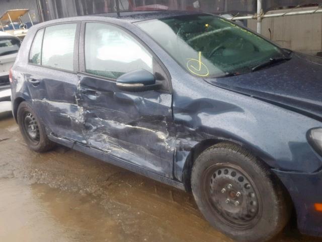 WVWDB7AJ4DW071717 - 2013 VOLKSWAGEN GOLF 蓝色 照片 9