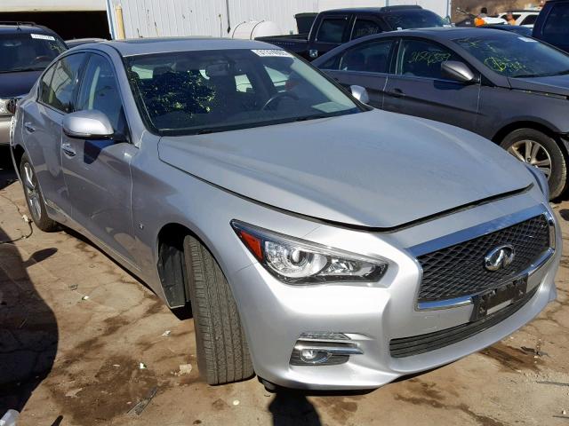 JN1BV7AR3FM398177 - 2015 INFINITI Q50 BASE SILVER photo 1