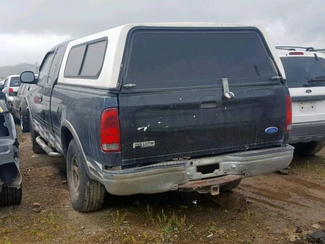 1FTDX18W2VND23875 - 1997 FORD F150 BLACK photo 3