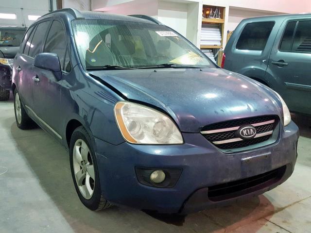 KNAFG526787165919 - 2008 KIA RONDO LX BLUE photo 1