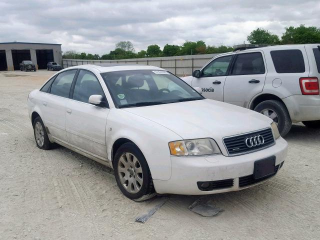 WAULT64B92N032497 - 2002 AUDI A6 WHITE photo 1