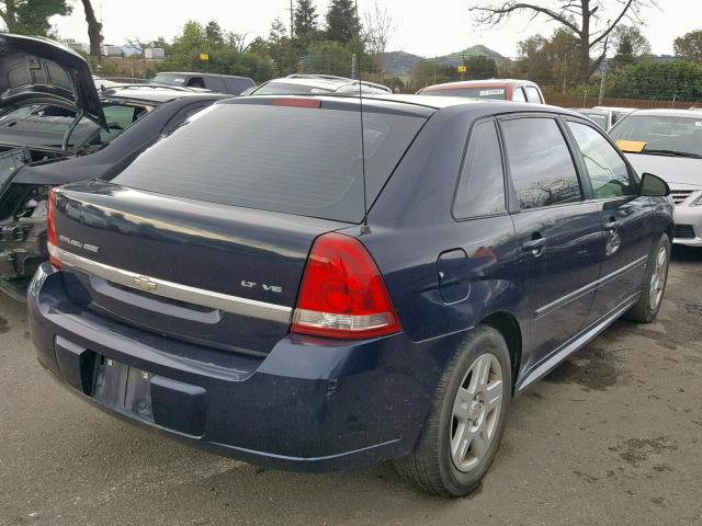 1G1ZT61846F261295 - 2006 CHEVROLET MALIBU MAX ლურჯი ფოტო 4