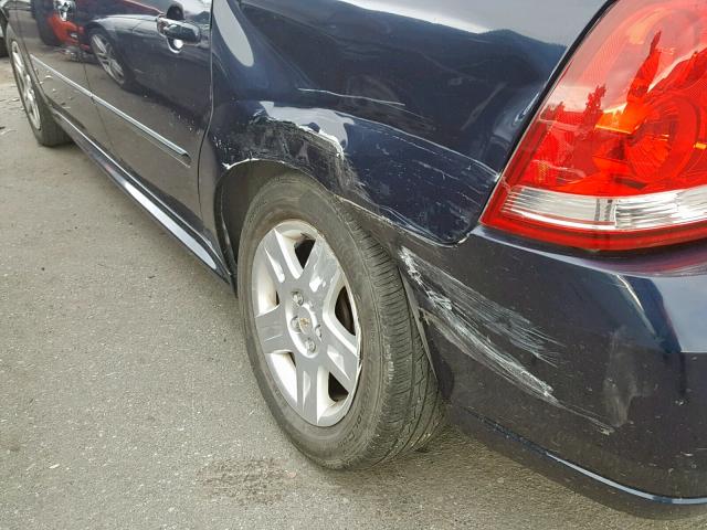 1G1ZT61846F261295 - 2006 CHEVROLET MALIBU MAX ლურჯი ფოტო 9