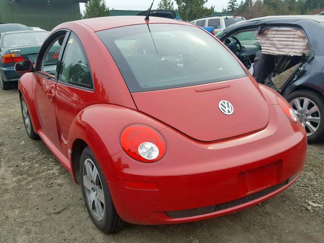 3VWPW31CX6M410492 - 2006 VOLKSWAGEN NEW BEETLE წითელი ფოტო 3