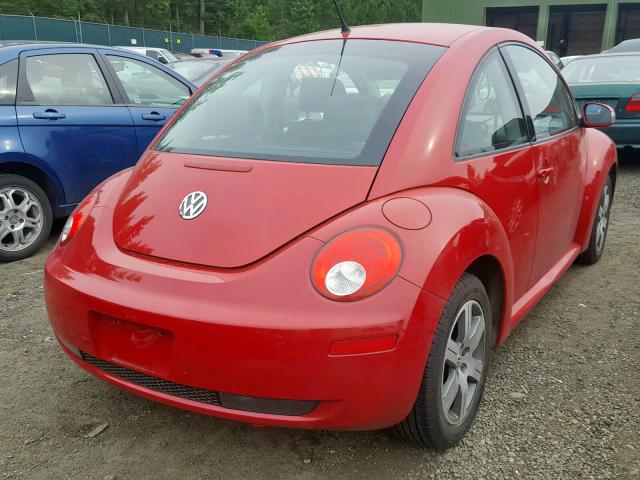 3VWPW31CX6M410492 - 2006 VOLKSWAGEN NEW BEETLE წითელი ფოტო 4