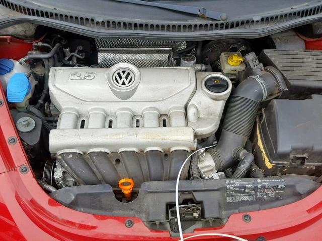 3VWPW31CX6M410492 - 2006 VOLKSWAGEN NEW BEETLE წითელი ფოტო 7