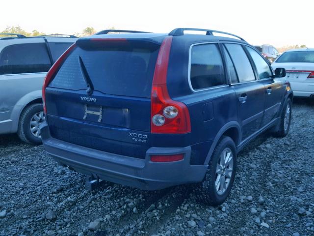 YV1CM91H531011871 - 2003 VOLVO XC90 T6 BLUE photo 4