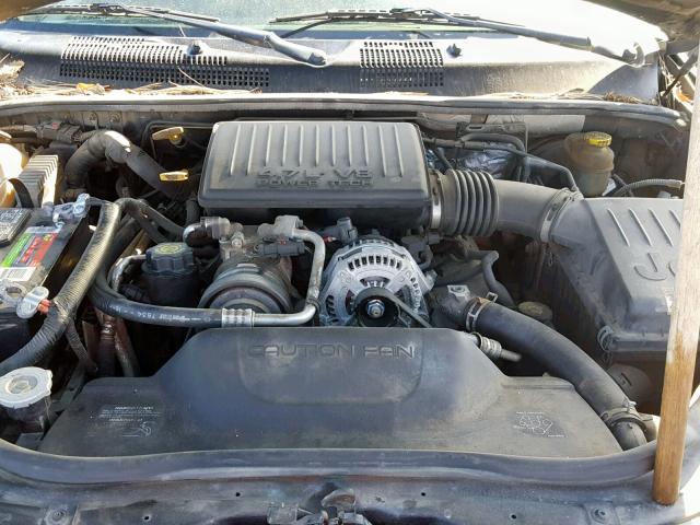 1J4GW58N12C210502 - 2002 JEEP GRAND CHER GREEN photo 7