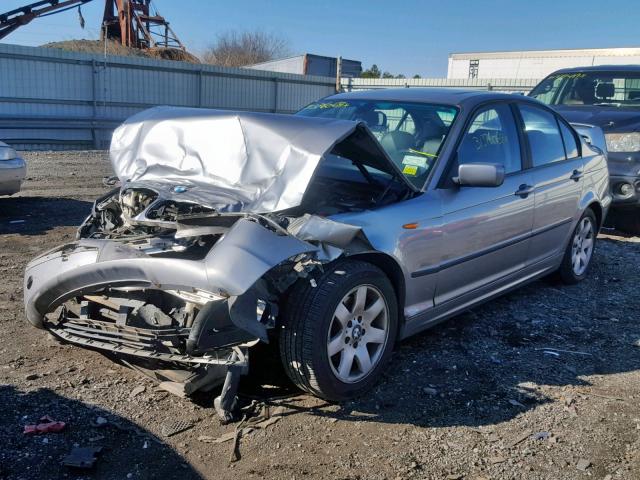 WBAEU33404PM61896 - 2004 BMW 325 XI GRAY photo 2