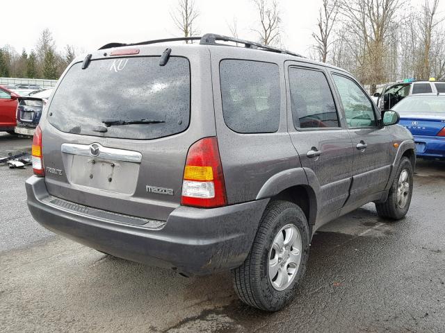 4F2CZ96124KM28749 - 2004 MAZDA TRIBUTE ES 灰色 照片 4