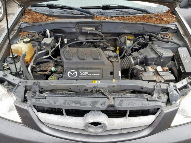 4F2CZ96124KM28749 - 2004 MAZDA TRIBUTE ES 灰色 照片 7