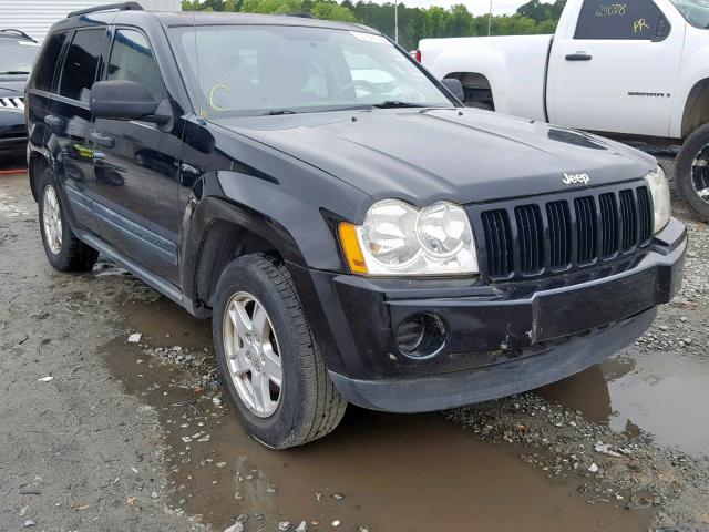 1J4GR48K75C715617 - 2005 JEEP GRAND CHER BLACK photo 1