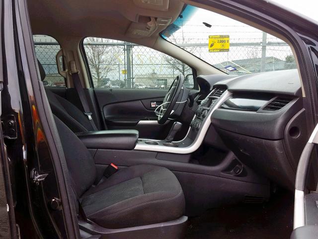 2FMDK3GC7DBB06975 - 2013 FORD EDGE SE BLACK photo 5