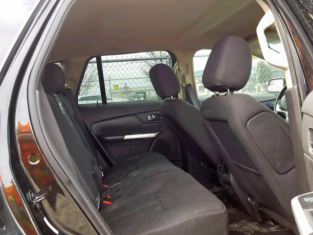 2FMDK3GC7DBB06975 - 2013 FORD EDGE SE BLACK photo 6