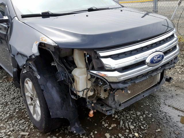 2FMDK3GC7DBB06975 - 2013 FORD EDGE SE BLACK photo 9