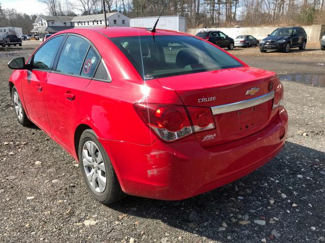 1G1PA5SG0E7124067 - 2014 CHEVROLET CRUZE LS RED photo 3