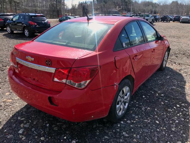 1G1PA5SG0E7124067 - 2014 CHEVROLET CRUZE LS RED photo 4